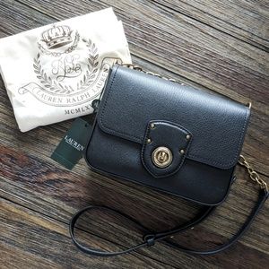 NWT Ralph Lauren Chain Crossbody bag black